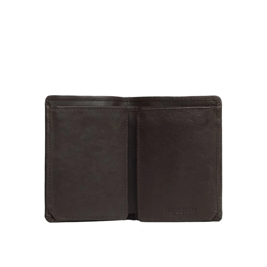 13 Brown Leather Bi-Fold Wallet - Image 3