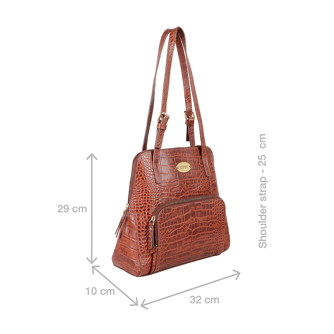 109 01 Tan Leather Tote Bag - Image 2