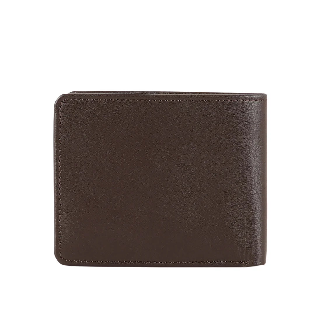 17 Brown Leather Bi-Fold Wallet - Image 6