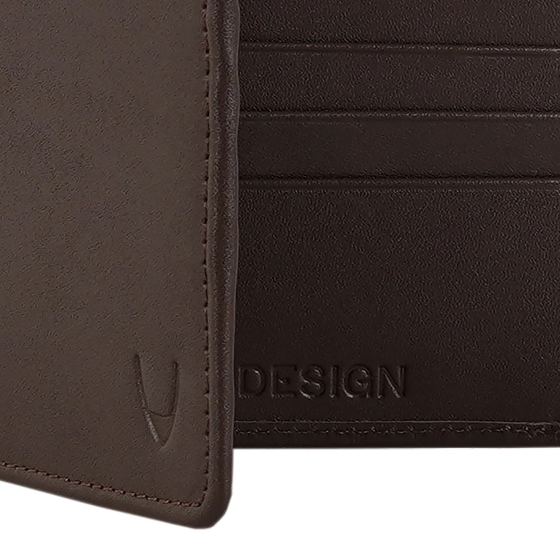 17 Brown Leather Bi-Fold Wallet - Image 7