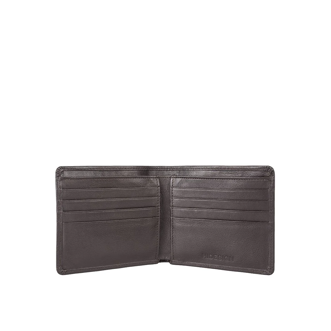 17 Brown Leather Bi-Fold Wallet - Image 3