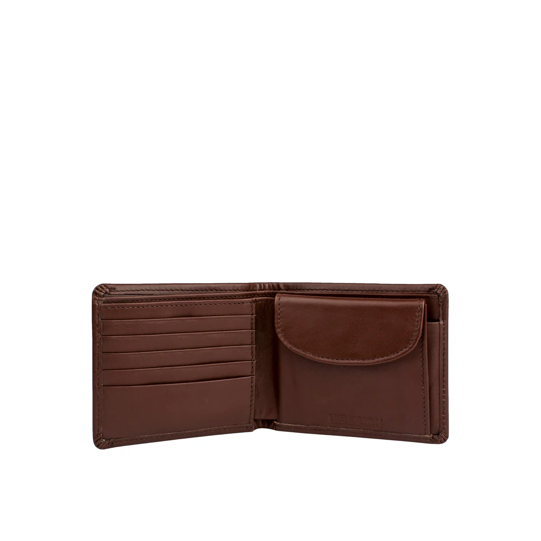 215010 Tan Leather Bi-Fold Wallet - Image 2