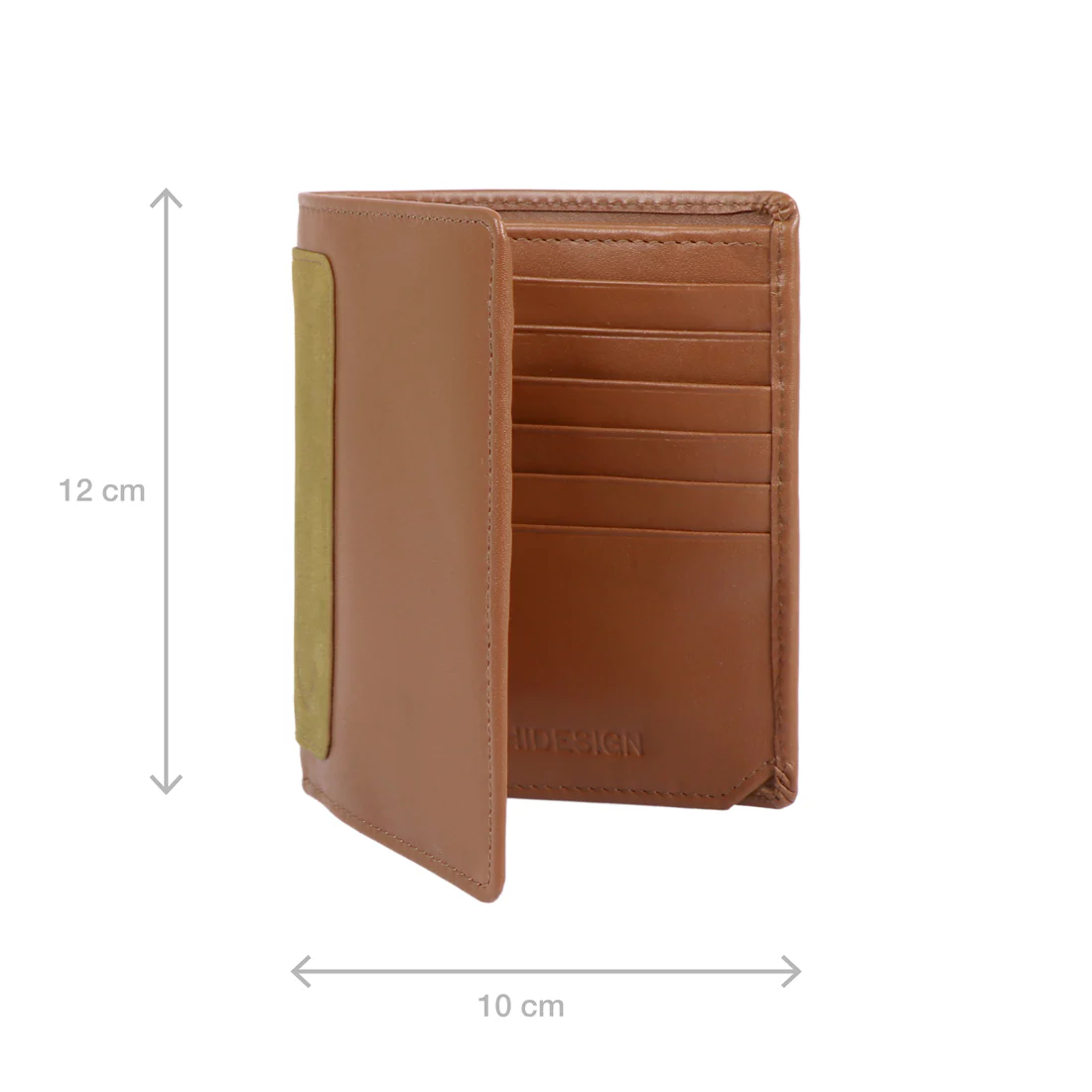 253-L015 Tan Leather Bi-Fold Wallet - Image 3