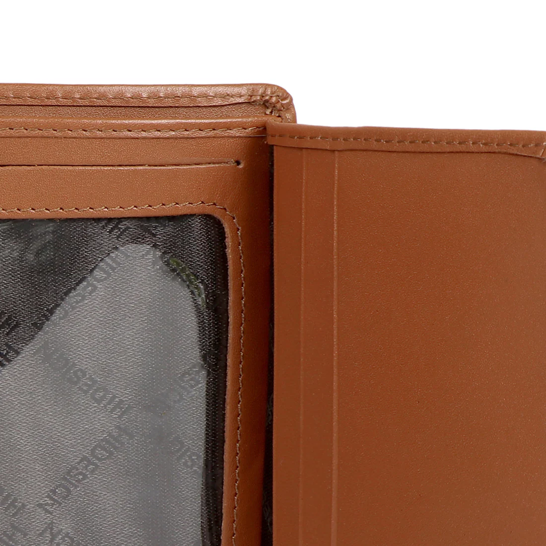 253-L015 Tan Leather Bi-Fold Wallet - Image 7