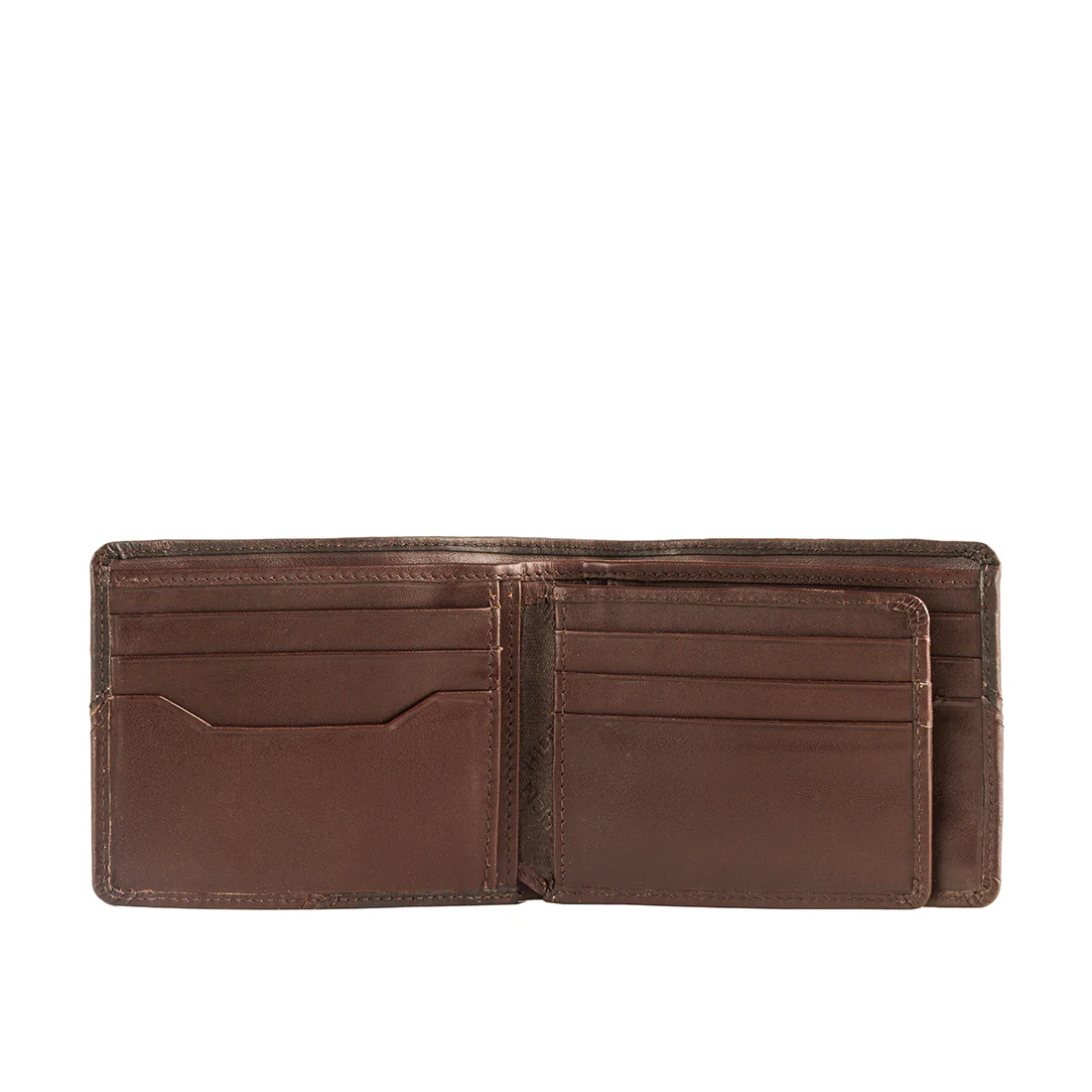 255-2020S Brown Leather Bi-Fold Wallet - Image 2