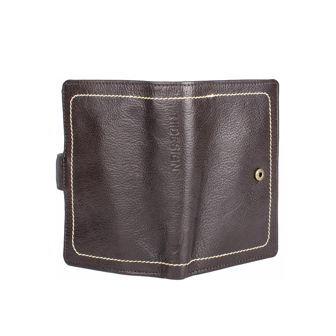 258-Ph Rf Brown Leather Passport Holder - Image 3