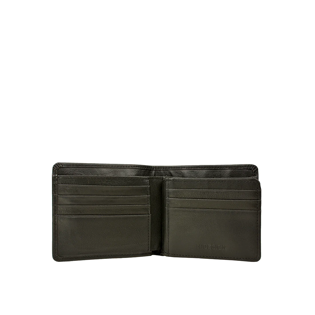 260-2020 Black Leather Bi-Fold Wallet - Image 3