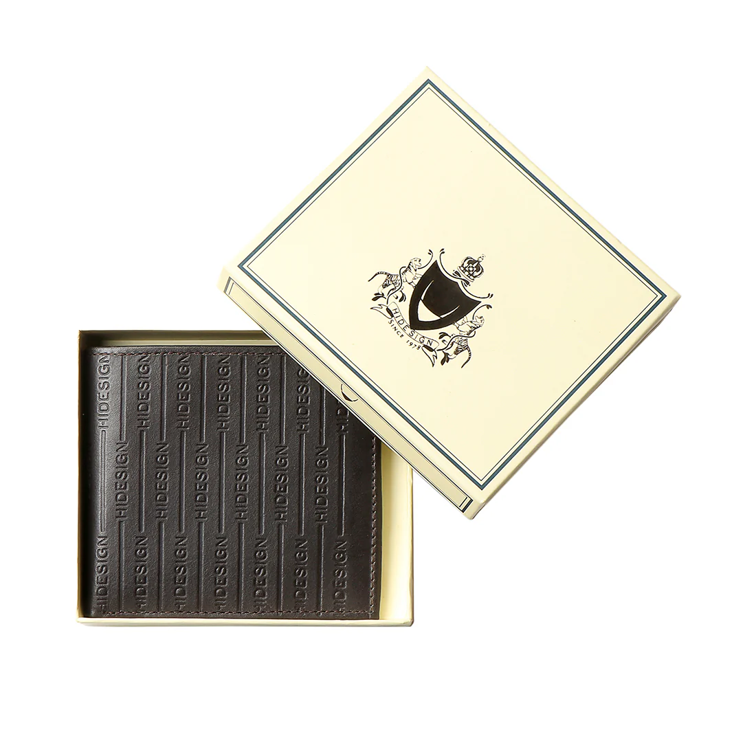 263-017 Brown Leather Bi-Fold Wallet - Image 7