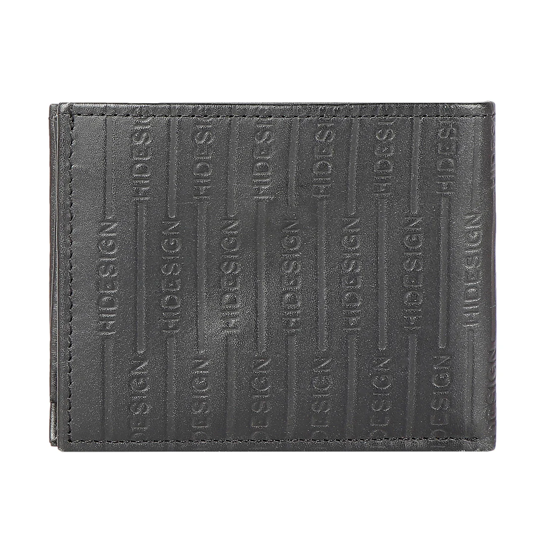 263-144A Black Leather Bi-Fold Wallet - Image 6