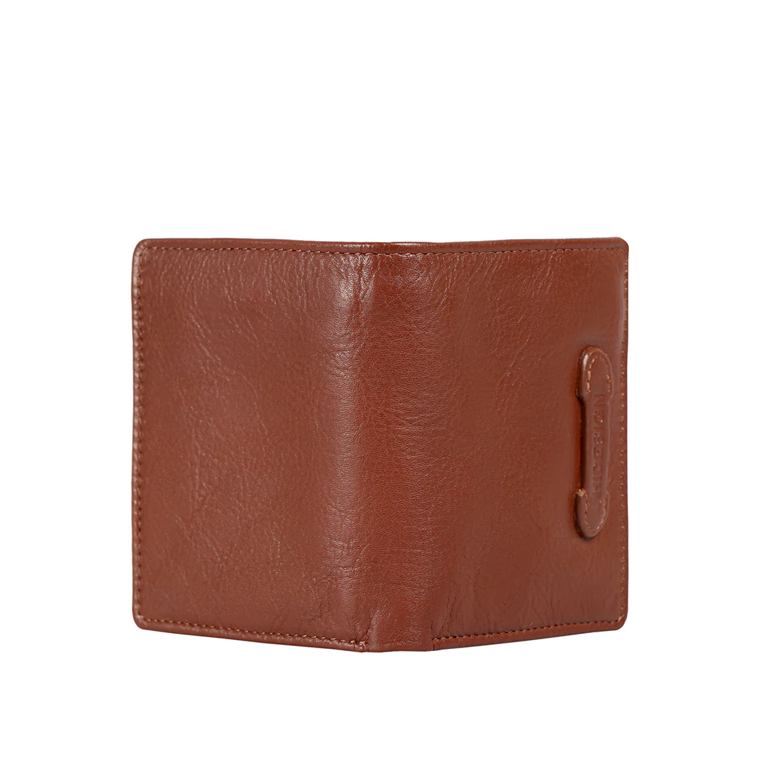266-144B Tan Leather Bi-Fold Wallet - Image 4