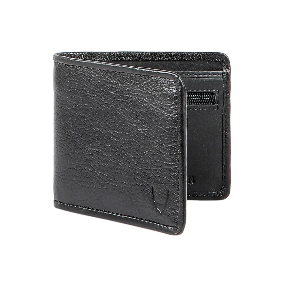 267-L103F Black Leather Bi-Fold Wallet - Image 3