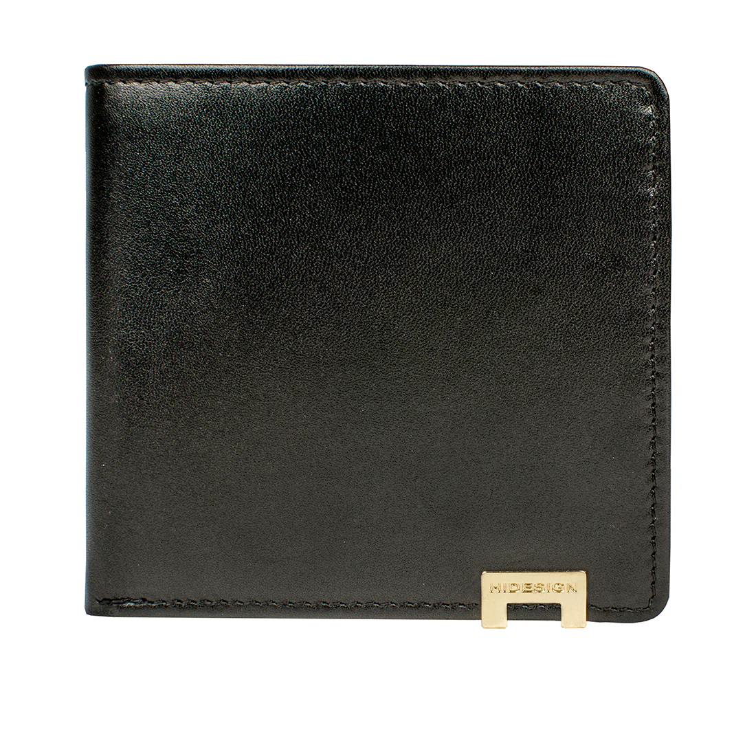 268-017 Black Leather Bi-Fold Wallet