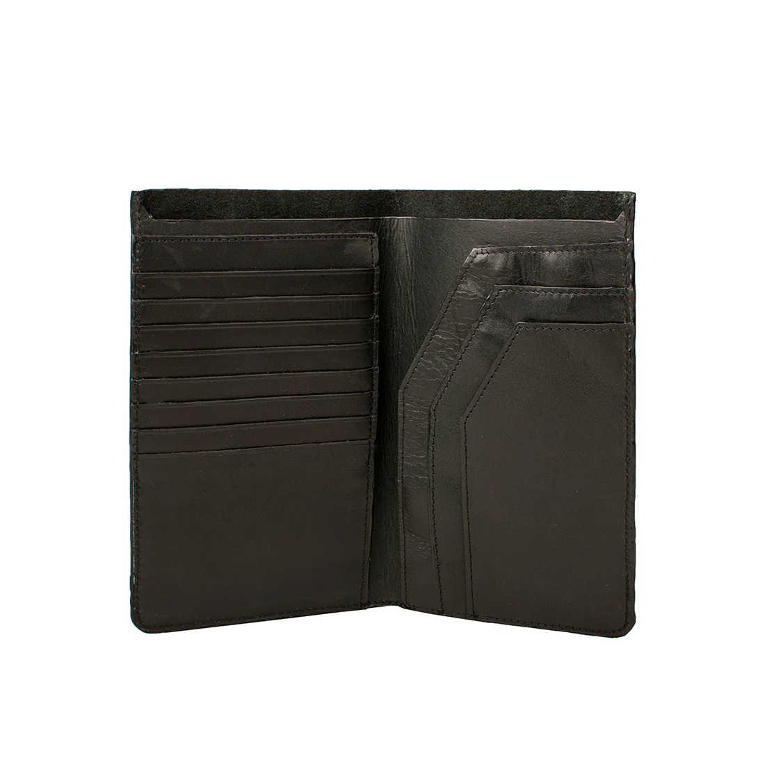 271-031B Black Leather Passport Holder - Image 3