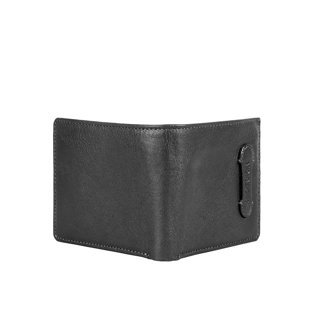 279-036 Black Leather Bi-Fold Wallet - Image 2