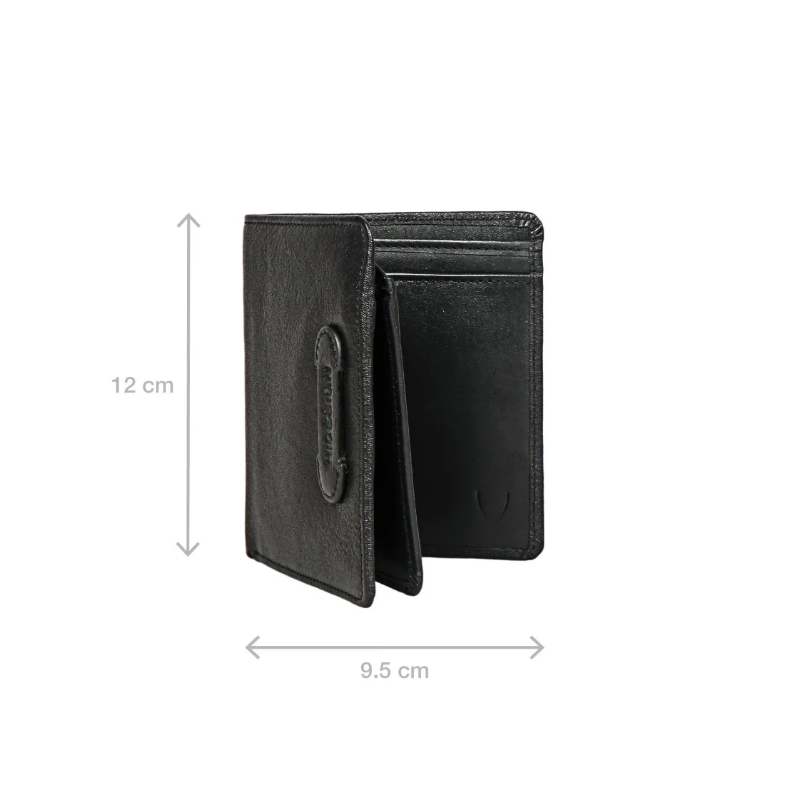279-144B  Black Leather Bi-Fold Wallet - Image 3