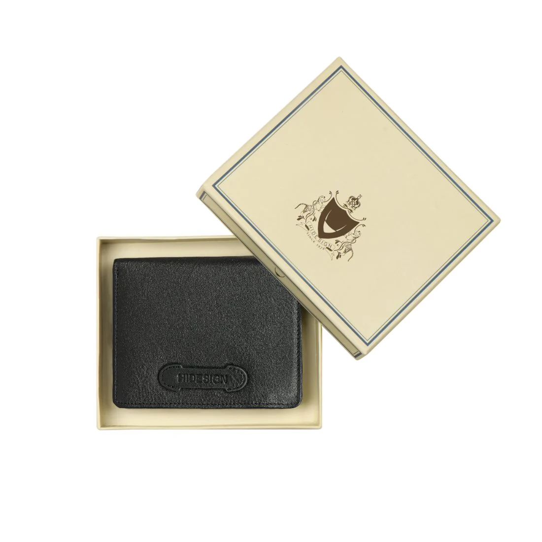 279-144B  Black Leather Bi-Fold Wallet - Image 9