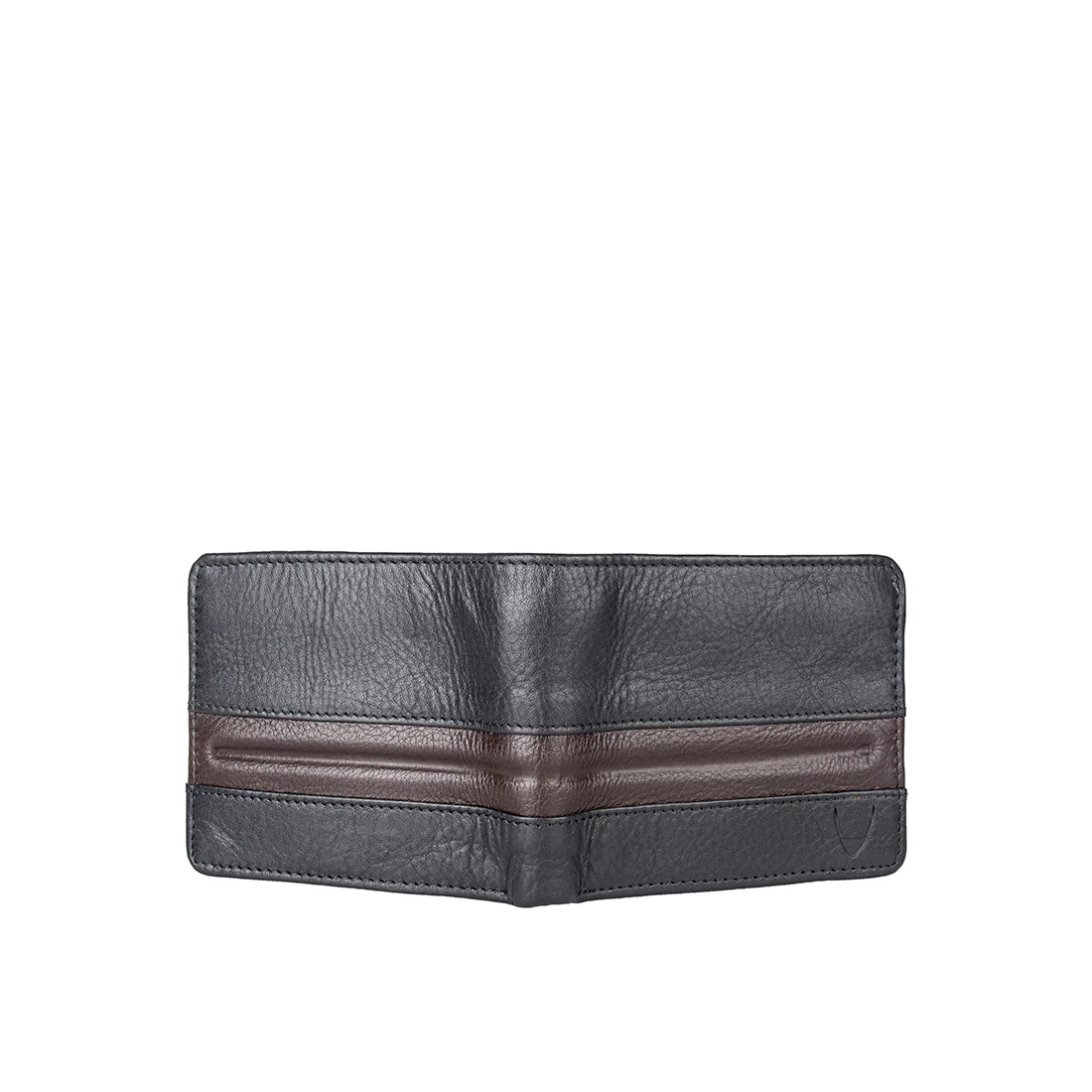 286-2021S- Black Leather Bi-Fold Wallet - Image 4
