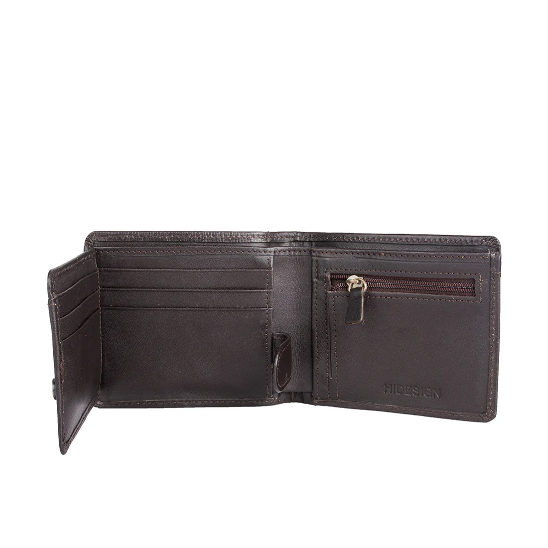 290-L103F Brown Leather Bi-Fold Wallet - Image 3