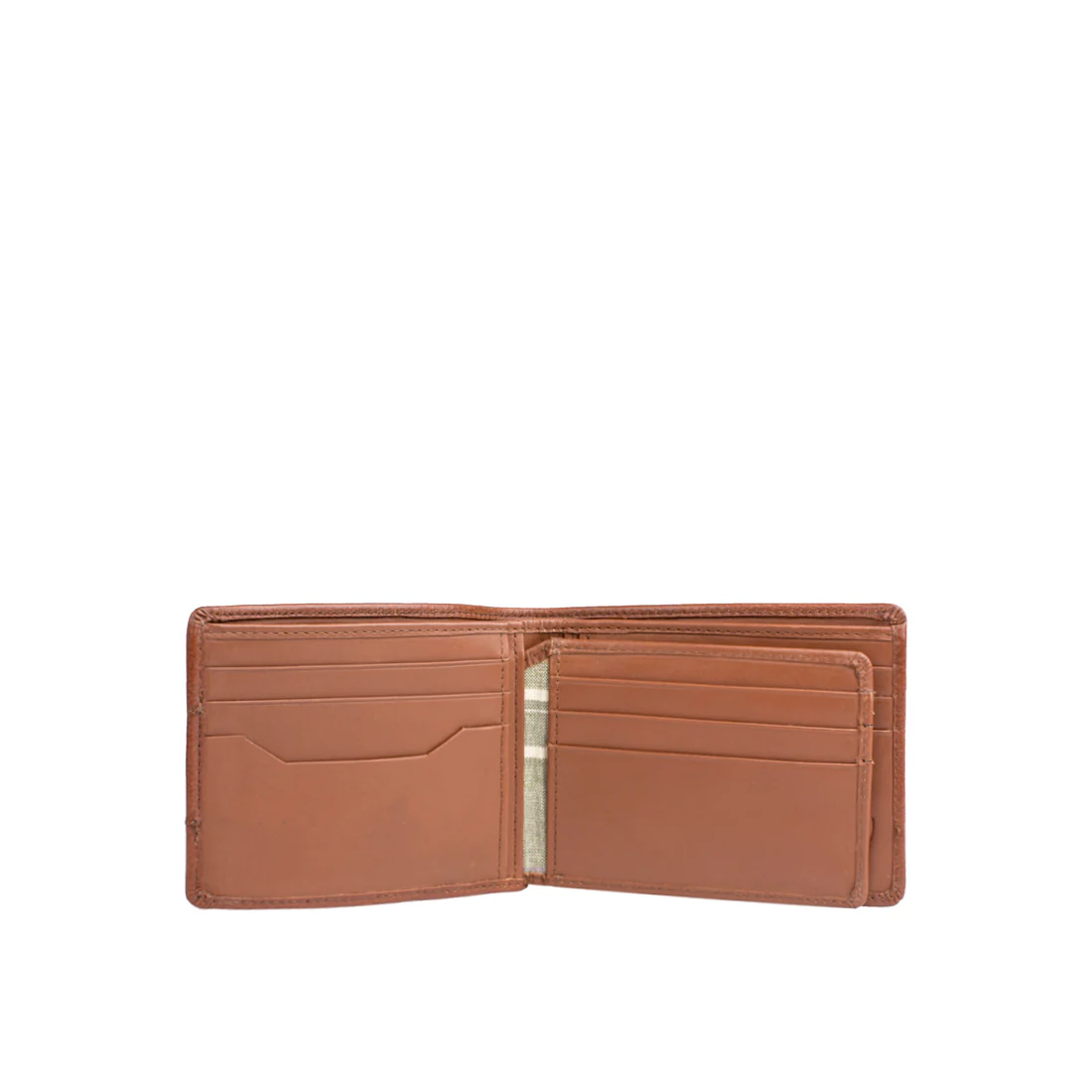 291-2020S  Tan Leather Bi-Fold Wallet - Image 3