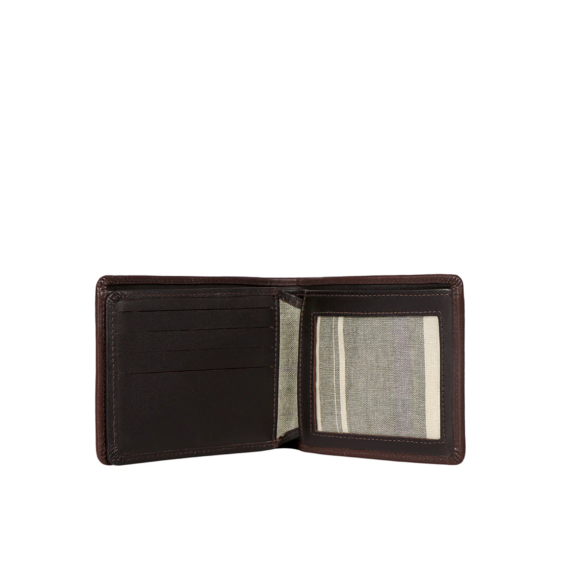 294-2020  Brown Leather Bi-Fold Wallet - Image 3