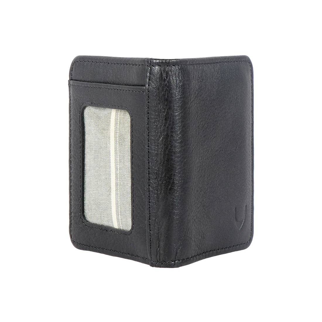 294-Idch  Black Leather Card Holder - Image 5