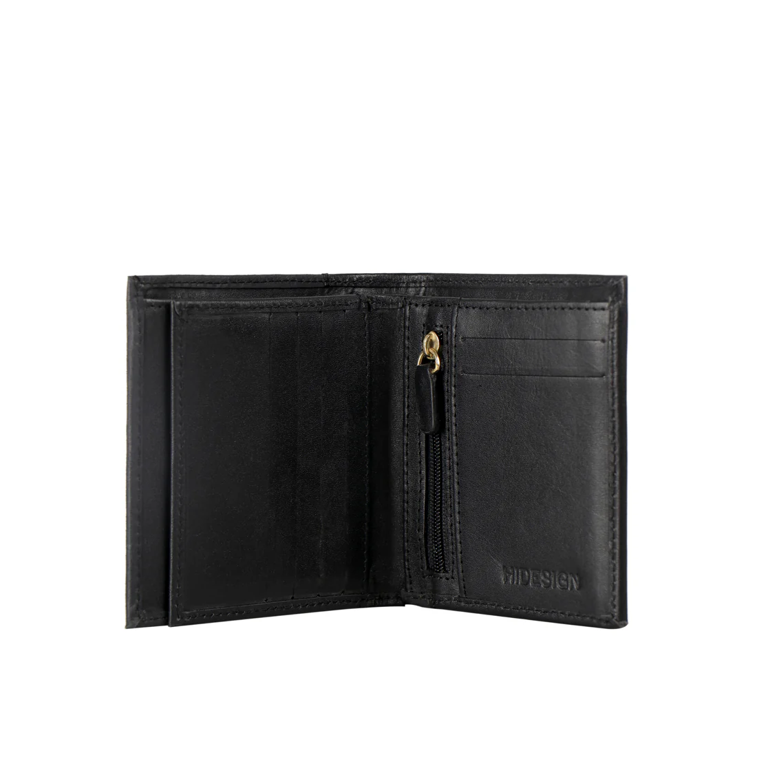 295-307 Black Leather Bi-Fold Wallet - Image 2