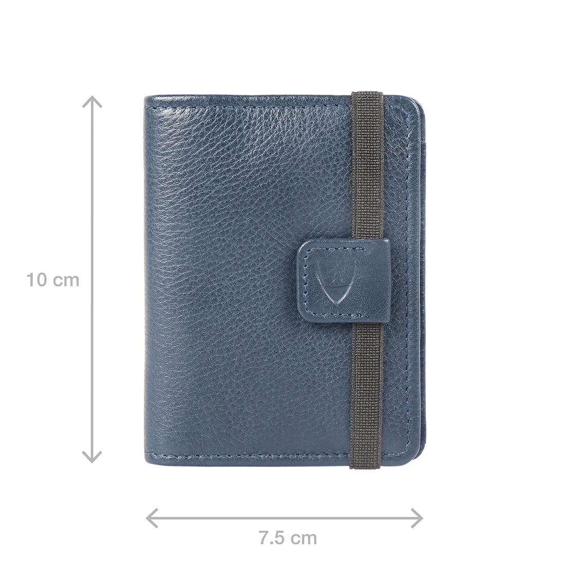 297-010B Blue Leather Card Holder - Image 4