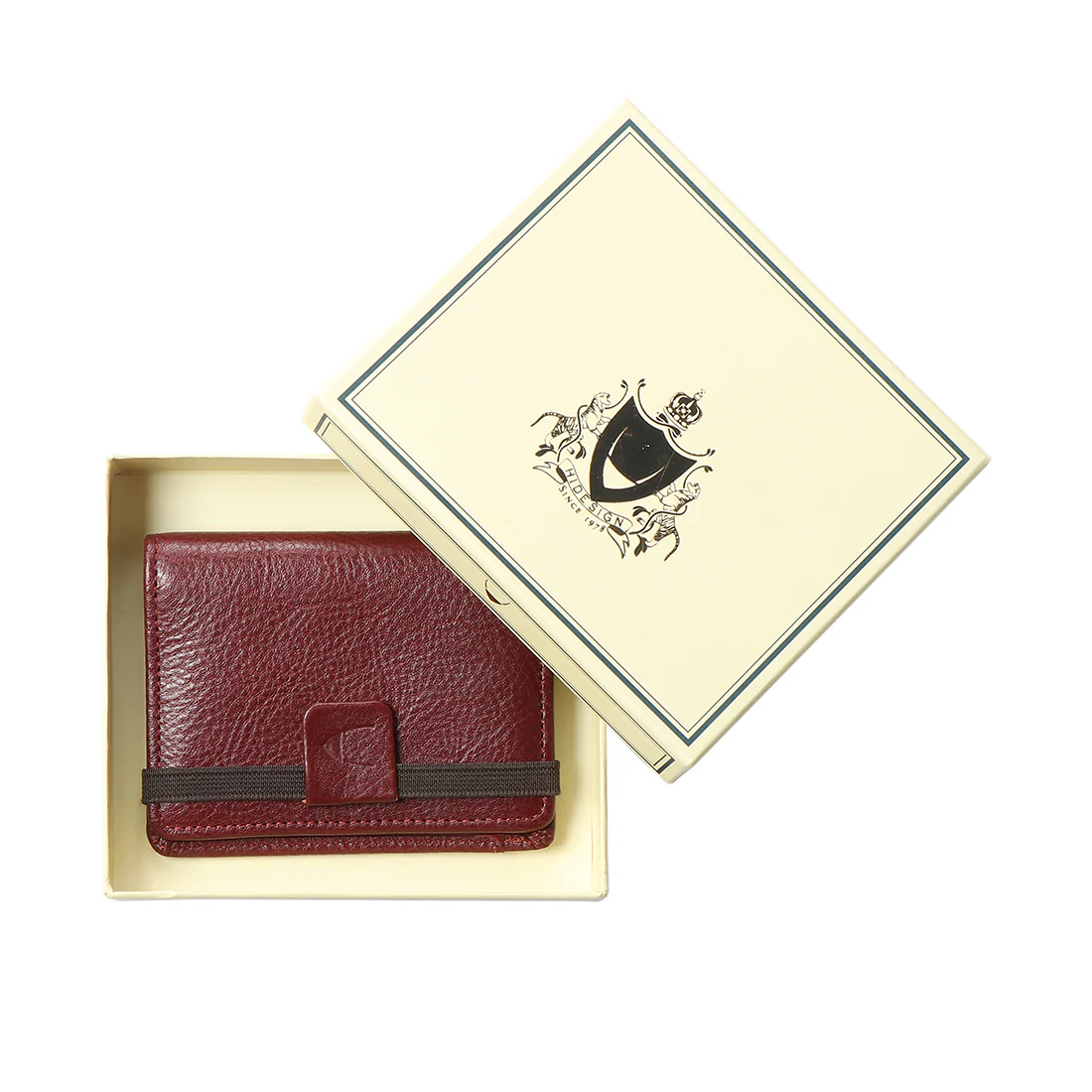 297-010B Marsala Leather Card Holder - Image 9