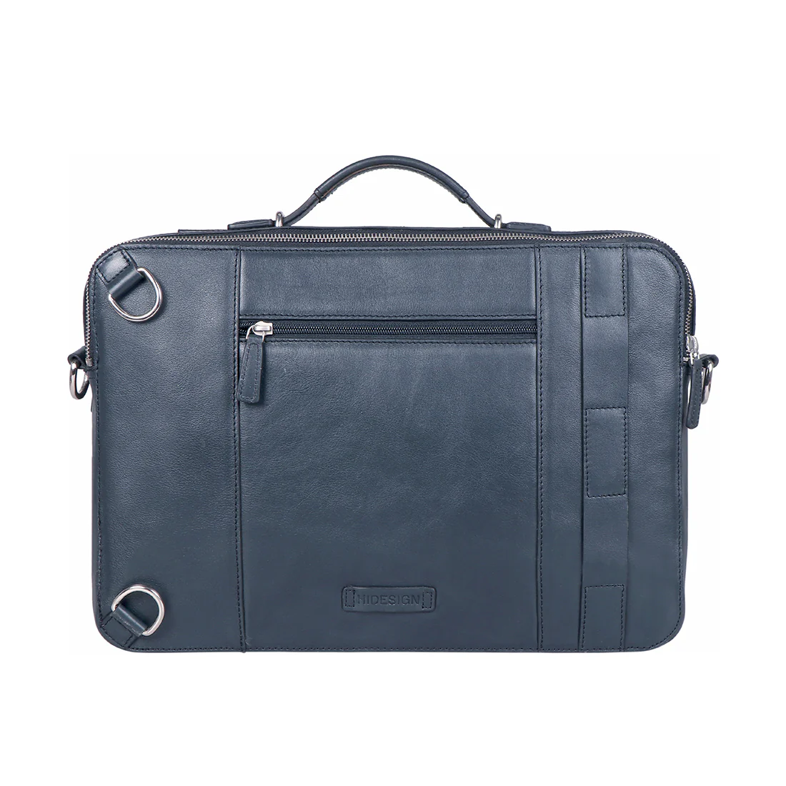 3 Musketeers 04 Blue Leather Briefcase - Image 4