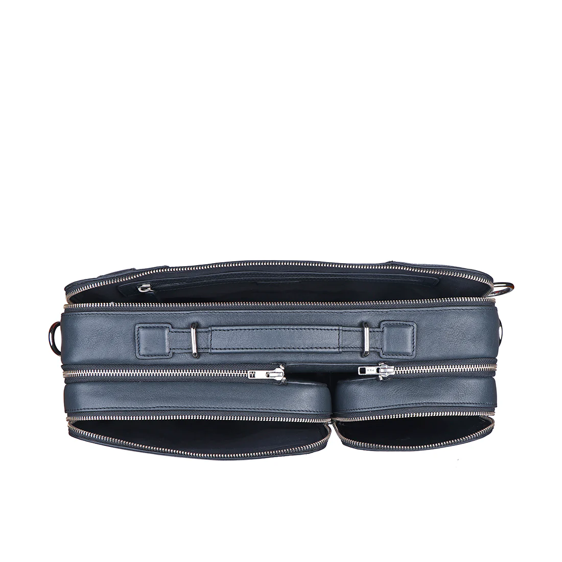 3 Musketeers 04 Blue Leather Briefcase - Image 7