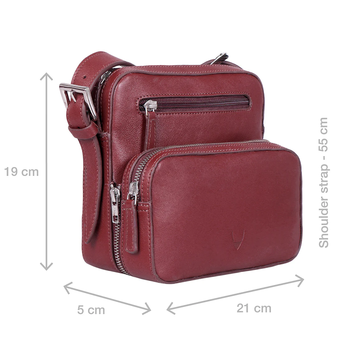 3 Musketeers 05 Red Leather Crossbody - Image 2