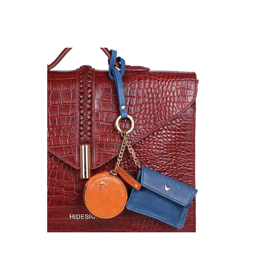 3 Musketeers W1 Tan Leather Wristlet - Image 5