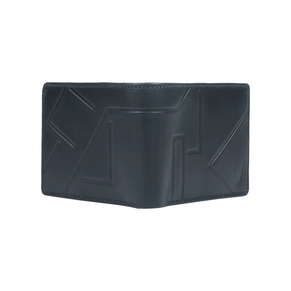 300-017 Blue Leather Bi-Fold Wallet - Image 5