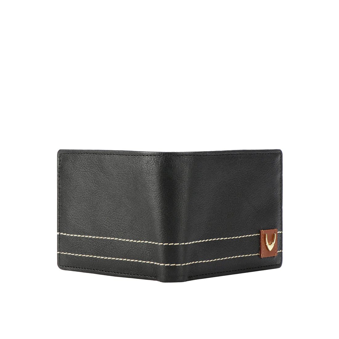 311-2020 Sb Black Leather Bi-Fold Wallet - Image 4