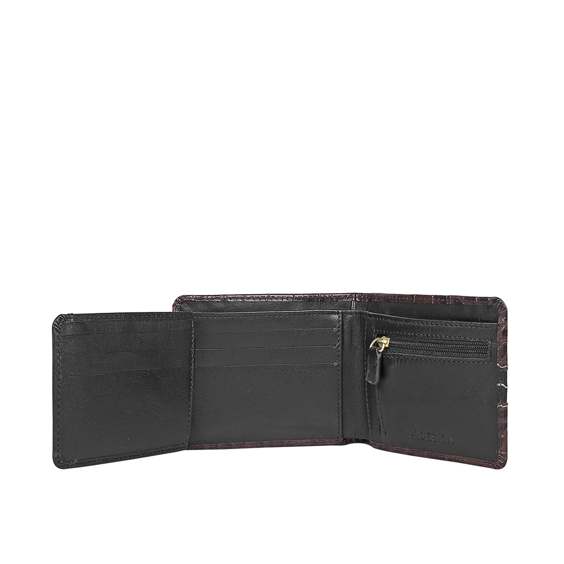 311-490 Sb Brown Leather Bi-Fold Wallet - Image 4