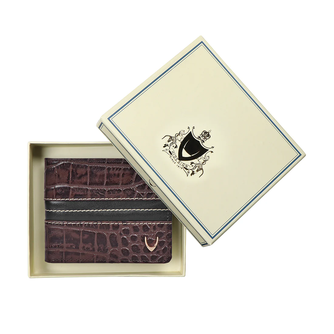 311-490 Sb Brown Leather Bi-Fold Wallet - Image 9