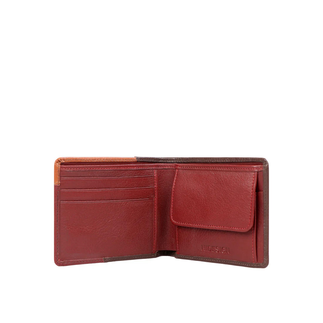 312-030 Brown Leather Bi-Fold Wallet - Image 2