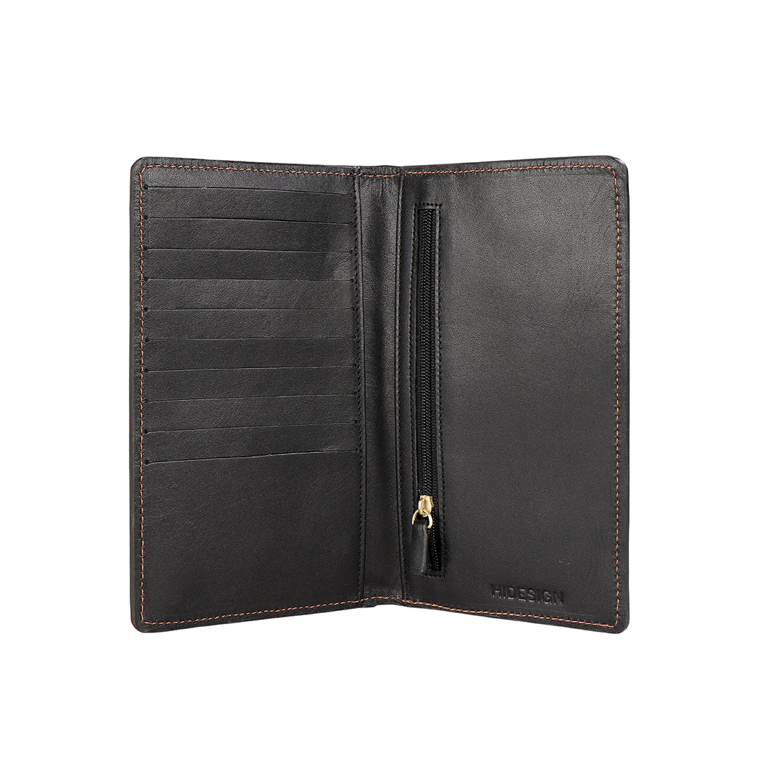 314-01 Ph Rf Black Leather Passport Holder - Image 3
