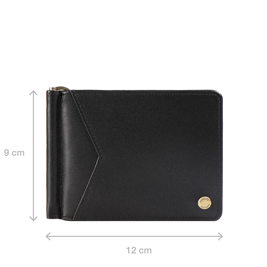 315 Mc  Black Leather Money Clip - Image 4