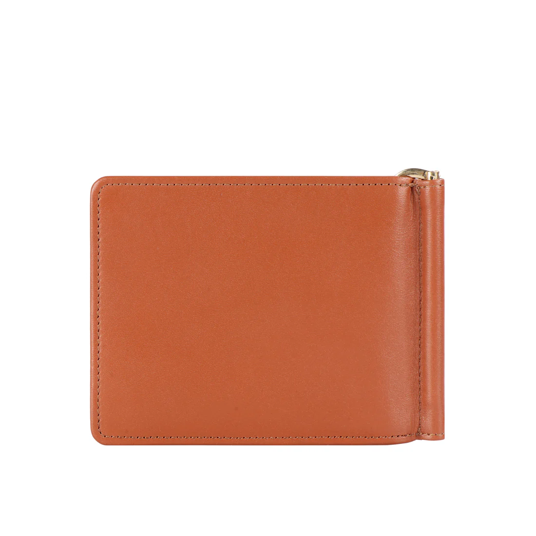 315 Mc Tan Leather Money Clip - Image 4