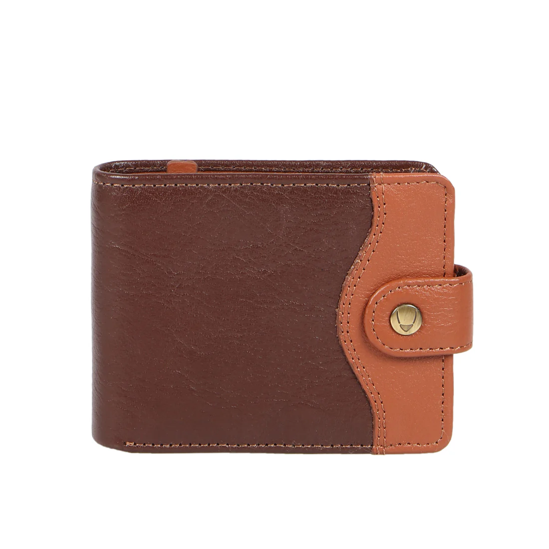 316-107  Tan Leather Bi-Fold Wallet - Image 3