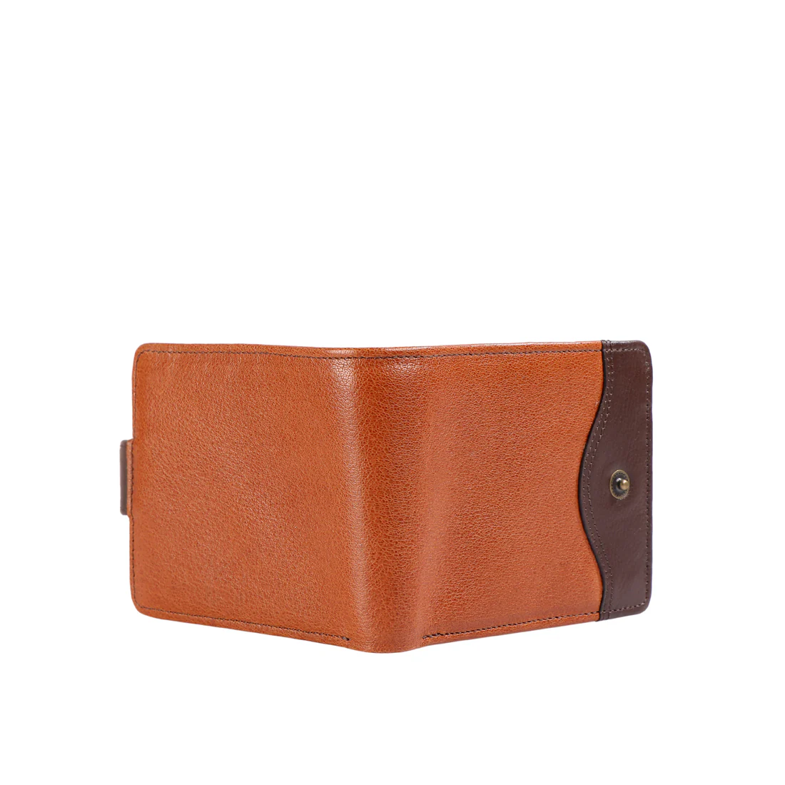 316-107 Tan Leather Bi-Fold Wallet - Image 7