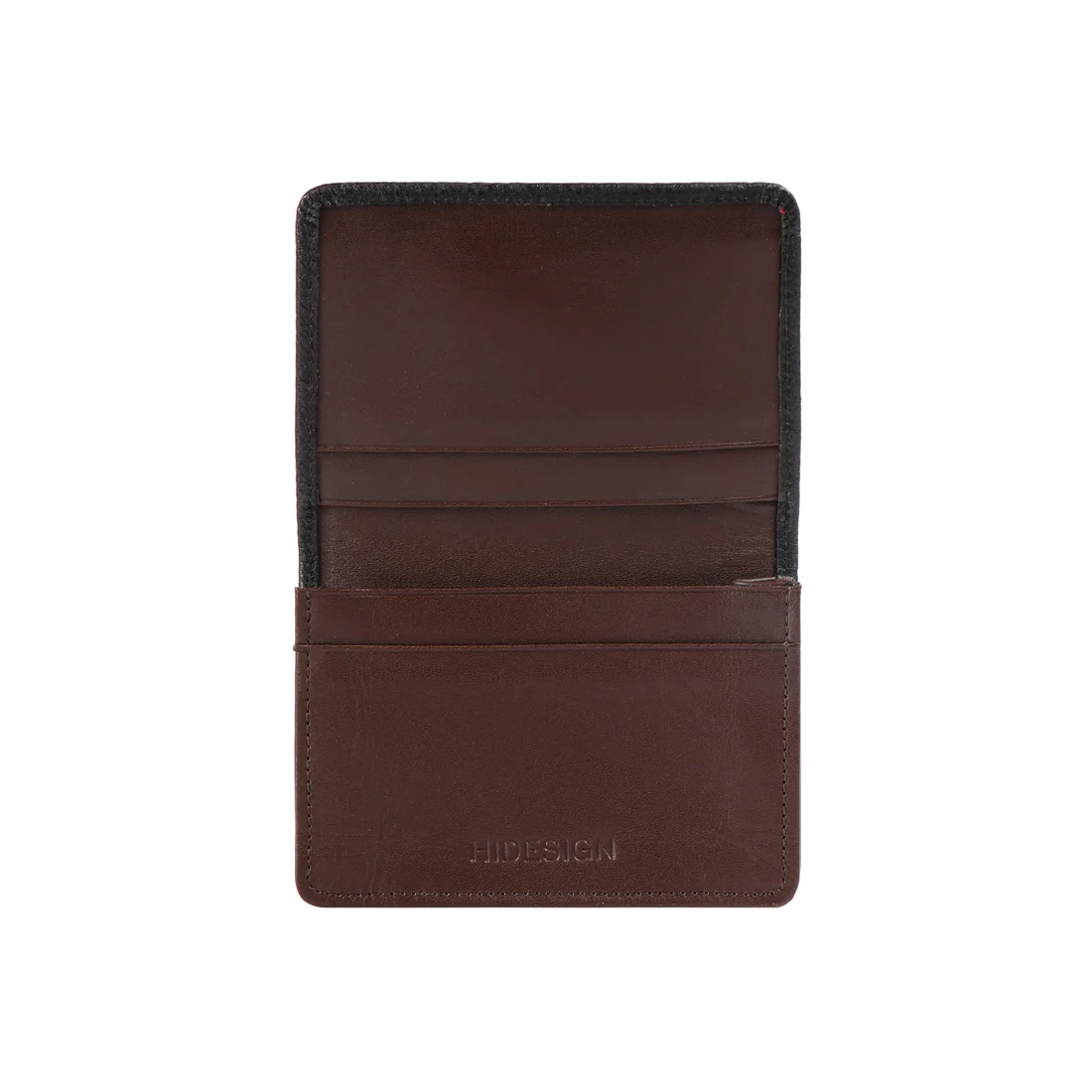 317-020 Ch  Black Leather Card Holder - Image 2