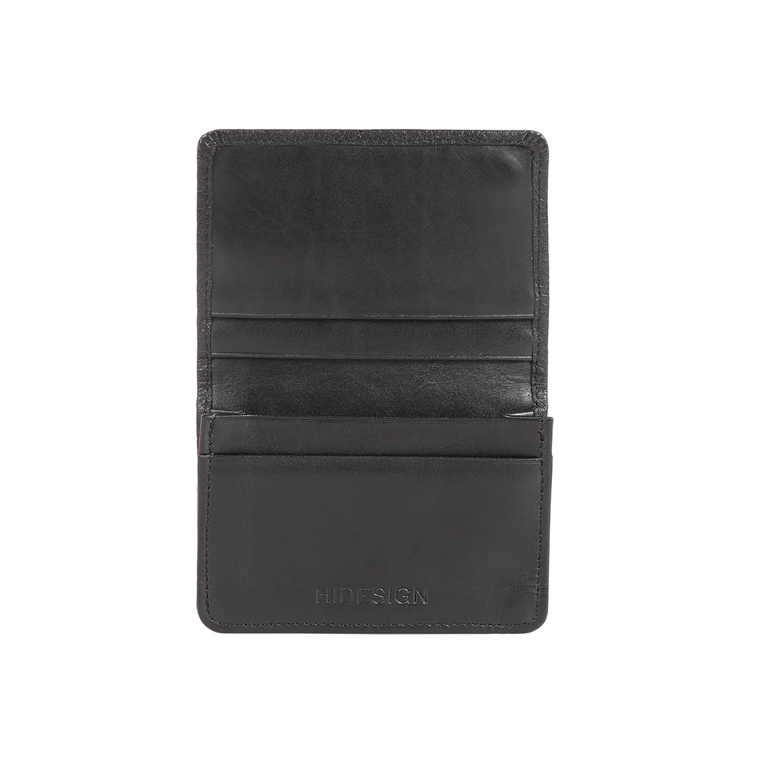 317-020 Ch(Id) Black Leather Bi-Fold Wallet - Image 4