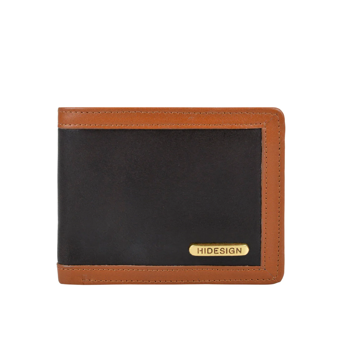 342-017 Sb Tan Leather Bi-Fold Wallet - Image 3
