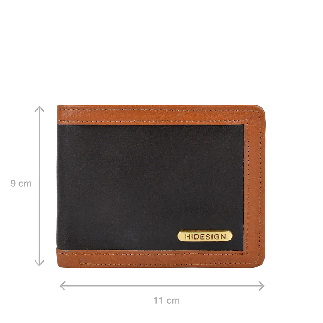 342-017 Sb Tan Leather Bi-Fold Wallet - Image 4