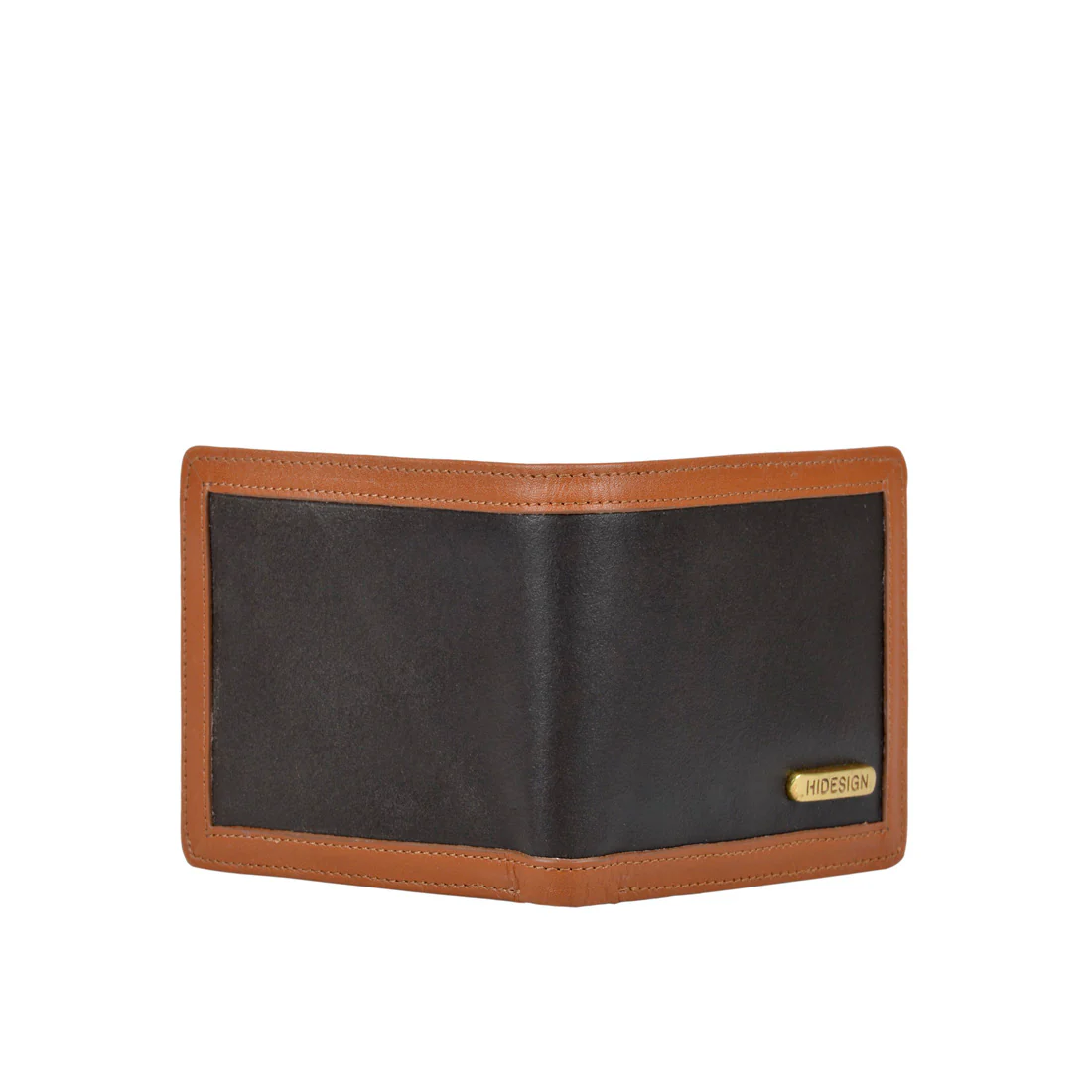 342-017 Sb Tan Leather Bi-Fold Wallet - Image 5