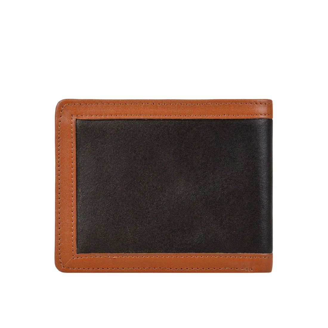 342-017 Sb Tan Leather Bi-Fold Wallet - Image 6