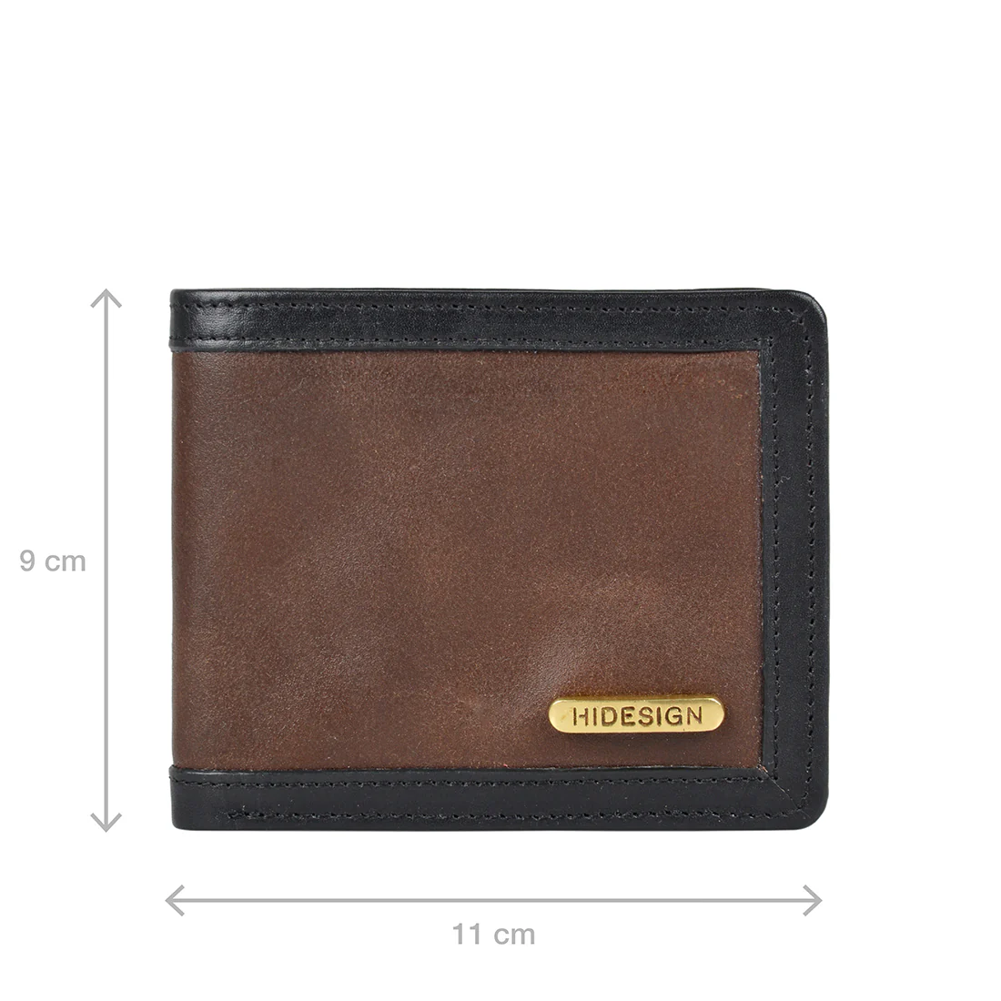 342-017 Sb Tan Leather Bi-Fold Wallet - Image 4