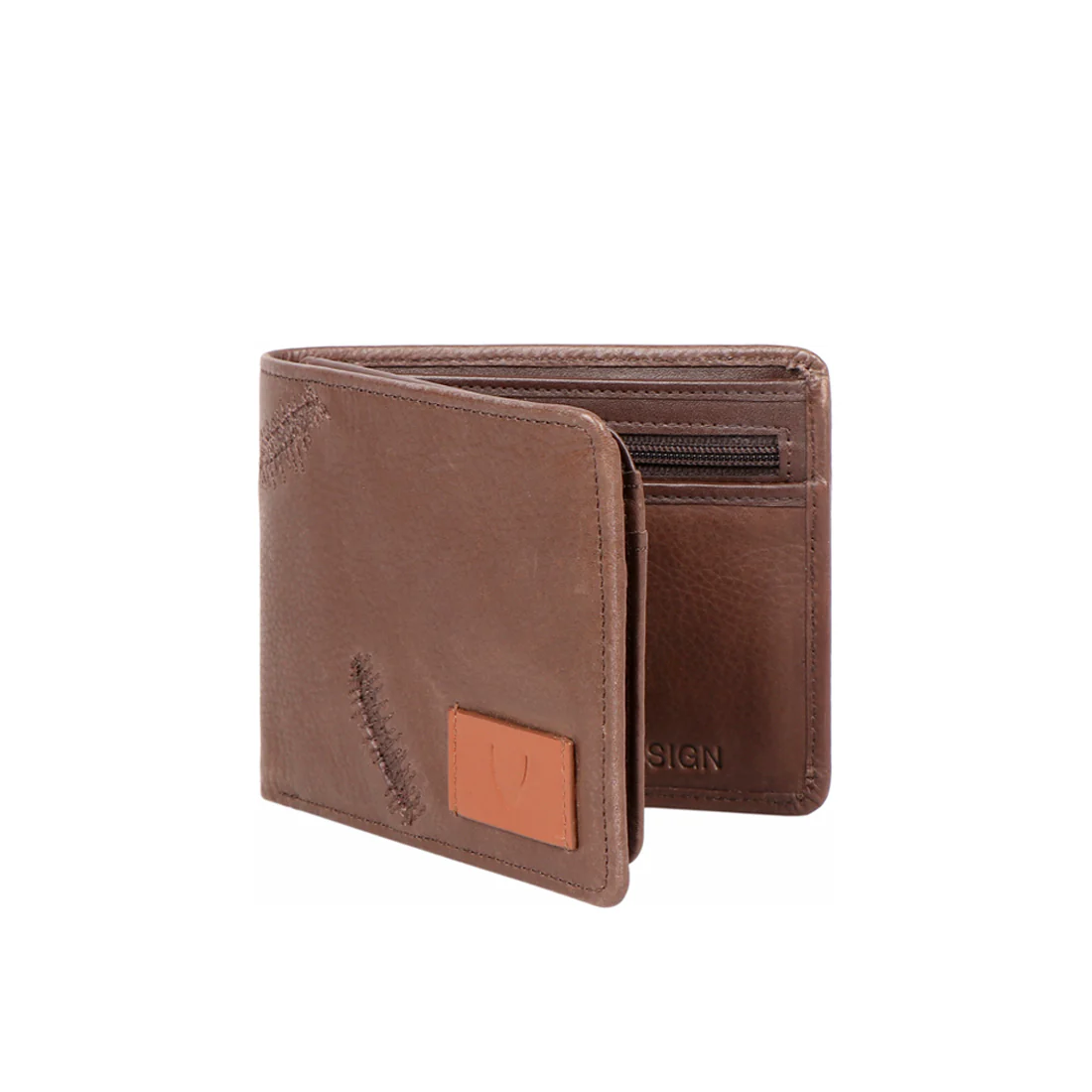 362-L107 Black Leather Bi-Fold Wallet - Image 5